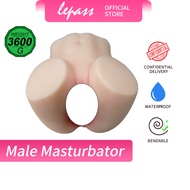 Lepass 2 In 1 3600g Realistic Vagina Anus Sex Doll Male Masturbator Toy Big Ass Fake Pussy Adult Toy