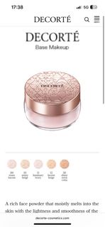 日本 Cosme Decorte Face Powder 蜜粉 #10 Misty Beige