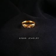 18K Gold Diamond Ring