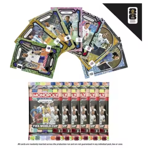 Panini Monopoly 2026 Fifa World Cup Prizm Soccer Trading Cards Official Licensed Blaster Box For Col