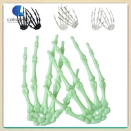 4 Pairs Severed Hand Props Spooky Halloween Decorations Hanging Pendant Articulated Bone Hands Ghost