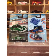 Hot Wheels Tooned Volkswagen Golf MK1 & Hotwheels Vintage 1971 Porsche 911