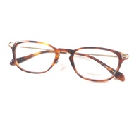 全新 Oliver Peoples Hadley DM 大理石紋惠靈頓型眼鏡，淨CLEARブラウン(49□19-140)，配有示範鏡片和眼鏡盒，日本製造。