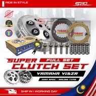 Super Clutch Set | Full Set | 65 - 70 High Spec - Racing Type For Yamaha Exciter 150 / Y15ZR | Clutc
