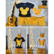 Am27 Fullprint Girls Suit "GOLD Mouse" 3 months - 8 years brand. Am27
