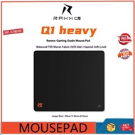 RAWM Q1heavy QCK natural rubber neutral FPS gaming mouse pad for esports games