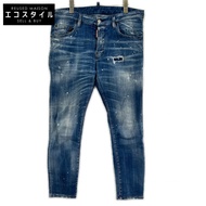 Dsquared2 S74LB1642 靛藍色做舊滑板牛仔褲，48碼 [二手]