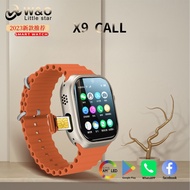 【4G SIM card】New design AMOLED S9 ultra wearfitpro app 4G wifi GPS NFC android alloy smart watch series9 watch 9 wireless charging 49mm