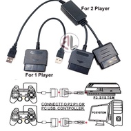 PC USB PS2 to PS3 Game Controller Adaptor Converter PlayStation 2 3 PS2 Control For PC / PS3
