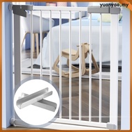 2 Pcs Pet No-drill Baby Gate Grooves Brace Dog Reinforcement yuanyao