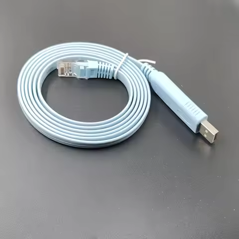 1.5M USB RS232 to RJ45 Console Cable for Cisco H3C HP Arba Huawei Fortinet router Ftdi USB Console C