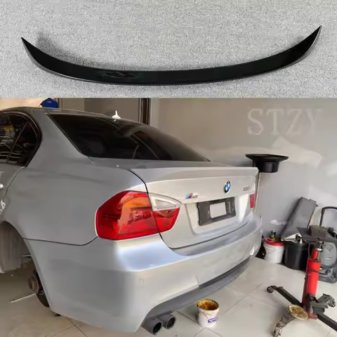 For BMW E90 Spoiler ABS Spoiler For BMW E90 M3 320i 320li 325li 328i with color Spoilers For E90 200