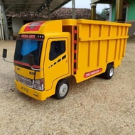 Tahir Mainan Miniatur Mobil Truk Oleng Kayu Mainan Mobilan Truck Anak