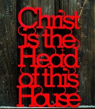 基督是我家之主 Cross/經文掛飾/壁貼/擺飾/禮品