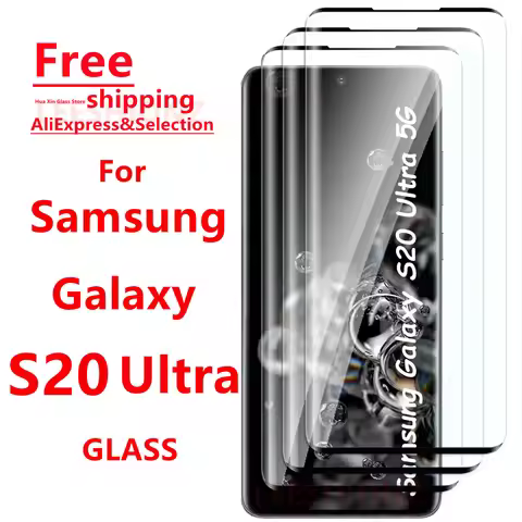 1/4Pcs Tempered Glass Screen Protector for Samsung Galaxy S20Ultra - Smartphone Protection Suitable 