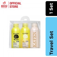 Kafen Travel Set (Shampoo+Treatment+Shower Gel)
