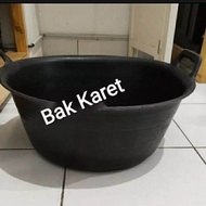 BAK KUPING / BASKOM KUPING KARET / BAK AIR HITAM ANTI PECAH DARI PLASTIK BERKUALITAS BAGUS KUAT DAN