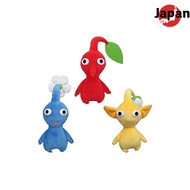 Pikmin Plush 3-Piece Set (Red Pikmin, Blue Pikmin, Yellow Pikmin) 17cm Tall