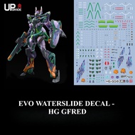[EVO] Waterslide Decal - [HGGQ6] HG 1/144 GFreD (Fluorescent)