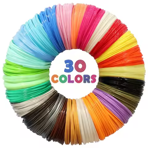 10/20/30 Colors 3D Pen Filament 1.75mm PLA, Each Color 16.4 Feet(5m), Total 492 Feet (150m) 3D Pen F