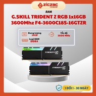 Gskill TRIDENT Z RGB 1x 16GB 3600Mhz F4-3600C18S-16Gtz Ram