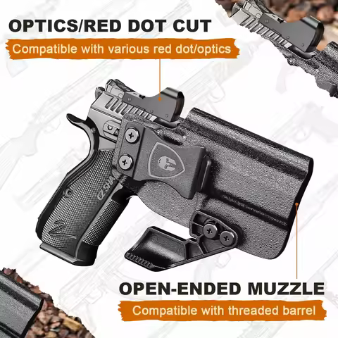 For CZ Shadow 2 Compact/ CZ Shadow 2,IWB Kydex Right Holster,Claw,Inside Waistband Conceal Carry,Mou