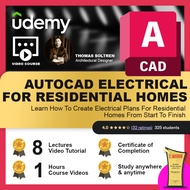 [Video Course] Autocad Electrical - For Residential Homes (8 Lectures, 1 hours+ Video Tutorial)
