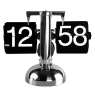 Digital  Down Clock Retro Minimalist Single Foot Mechanical Auto  Clock Desk Clock for Home Livingro
