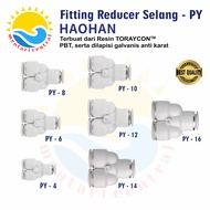 PY Nepel Angin Fitting Pneumatic Y Selang ke Selang