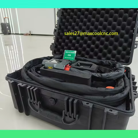 Maxcool 300W 500W JPT Pulse Laser Cleaning Machine Laser Removal For Paint Fiber Laser Cleaning Mach