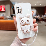 Plating Cute Rabbit Holder for Vivo V17 Vivo V15 Vivo V15 PRO Vivo V11 Vivo V11i Vivo V11 PRO Vivo V7 PLUS straight edge mobile phone case