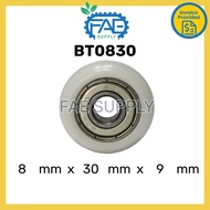 Ball Bearing BT0830 8x30x9mm 608zz Nylon roller pulley wheel