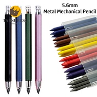 TARSURESG Automatic Pencil, Metal 5.6mm Mechanical Pencil, Creative Sketch Comics Design 2B/4B/6B/8B