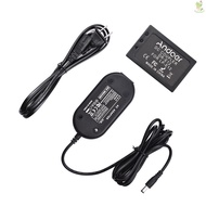 Andoer DR-E12 Dummy Battery AC Power Adapter Camera Power Supply with Power Plug Replacement for Canon EOS M100 M M2 M10 M50 Came-1229