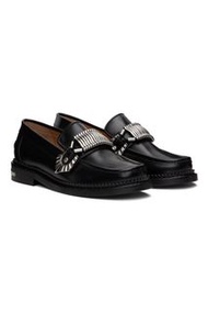 Toga Pulla Black Hardware Loafers