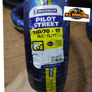 MICHELIN TIRE 110/70-17 PILOT STREET ( TUBELESS / TUBE TYPE )