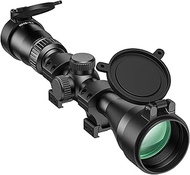 CVLIFE JackalHowl W01 Rifle Scope - 1-inch Tube Rifle Scope with 20mm Scope Rings - Second Focal Pla