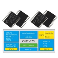 NEW10Pcs/lot WCH CH32V203 32V203F8P6 CH32V203F8P6 Microcontroller Enhanced low-power 32-bit RISC-V c