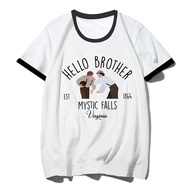 the Vampire Diaries top women streetwear Tee girl harajuku graphic streetwear clothing