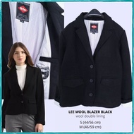 Women's Lee Wool Blazer Black Blazer