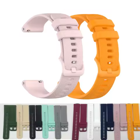 20mm Watch Strap For Garmin Venu /Venu SQ / Venu SQ2 / Venu 2 Plus Watchband Silicone Replacement Br