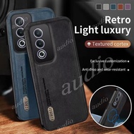 Luxury Leather Casing For Oppo A3 Pro A3Pro 5G 2024 Phone Case Frosted Anti-fall Magnetic Suction Sh