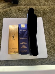 YSL唇彩，Estee Lauder唇膏 2支$130