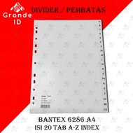 Bantex Divider 6286 A4 Contents 20 TAB A-Z INDEX Limited FILE