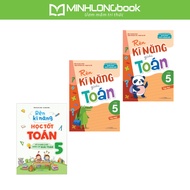 Book: Combo of 3 books to practice good math skills for grade 5 + practice math skills for grade 5