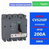 Original SchneIder CVS250F 3P3D 4P3D 36KA Molded Case Circuit Breaker MCCB 200A 250A LV525332 LV5253
