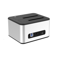 Usb3.0 2 Bay HDD Usb Box Case-External HDD Docking Station Plastic SSD Box HDD Duplicator-Support Of