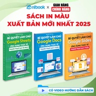 Sách Google Sheets - Google Docs - Google Slide Bộ 3 Cuốn Tin Học Online Thành Thạo Sau 15 Ngày Tặng