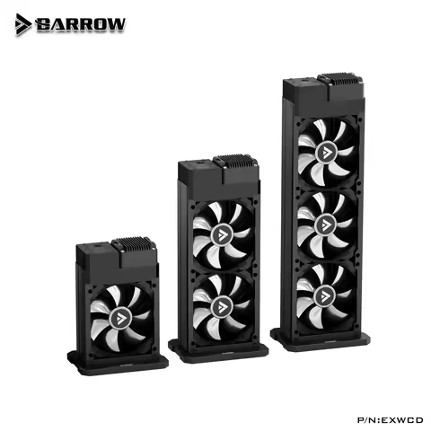 Barrow Water Cooling Kit External Watercooler Set For ITX Case PC DDC Pump Radiator Fans Integrated 