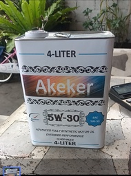 Motor Oil Akeker Advanced Fully Synthetic 5W-30  5W30 SN 4L น้ํามันเครื่อง